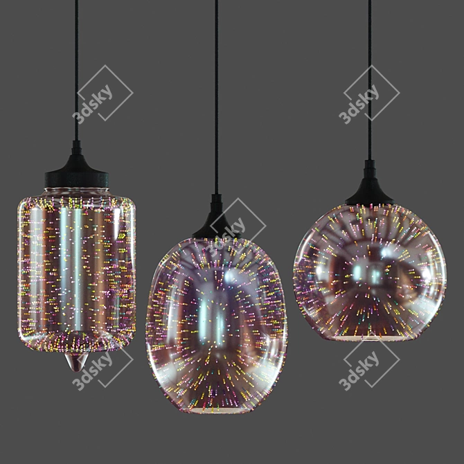 Arte Lamps MIRAGGIO Pendant Lights 3D model image 3