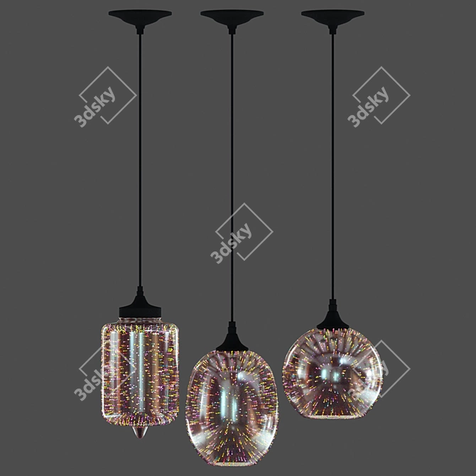 Arte Lamps MIRAGGIO Pendant Lights 3D model image 4