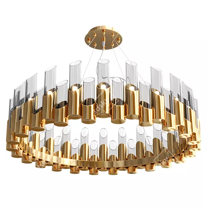 Luna: 100cm Diameter Coffee Table 3D model image 1