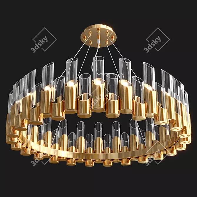 Luna: 100cm Diameter Coffee Table 3D model image 2