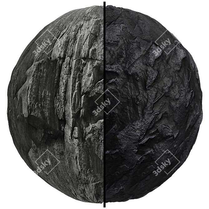 Cliffside Panel Texture | Rock Formation 3D model image 1