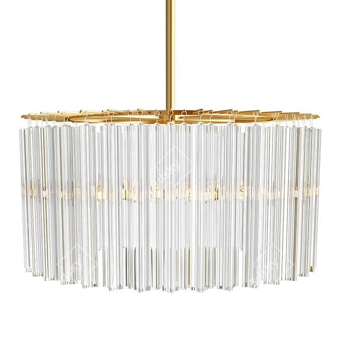 Elegant Nessa Chandelier by Arteriors 3D model image 1