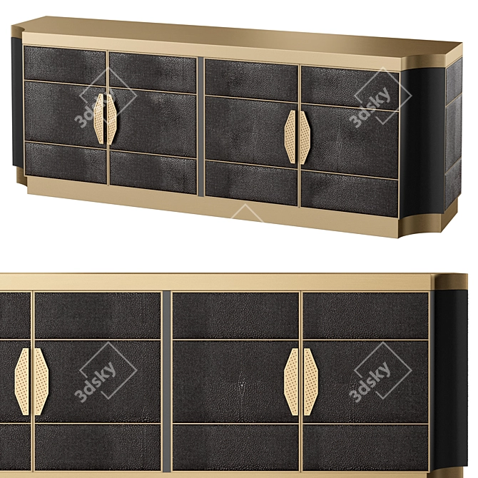 Haute Style Savoy Sideboard 3D model image 1