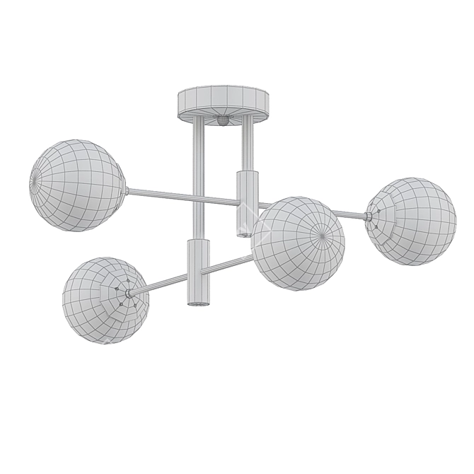 Blitz 29682: Sleek and Stylish Luminaire 3D model image 2