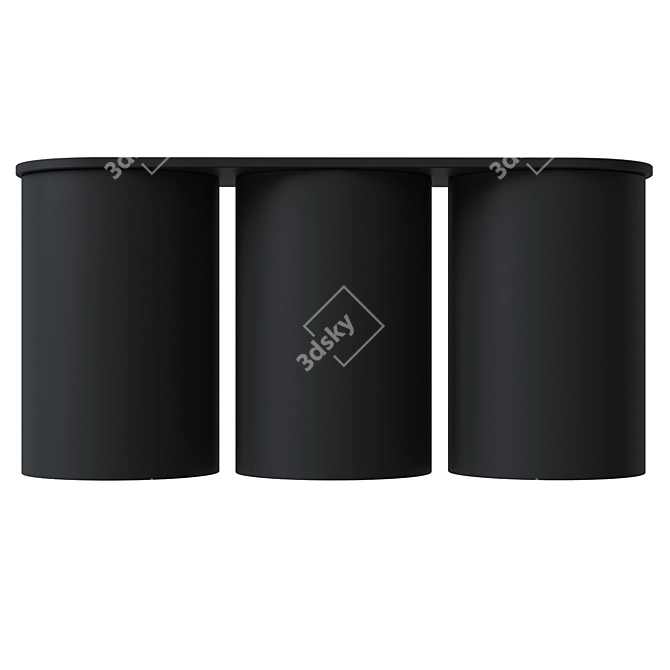 Sleek BP Triple Spot by Pikartlights 3D model image 3