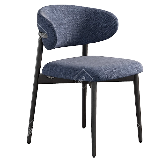 Sleek Oleandro Chair by Archirivolto 3D model image 5