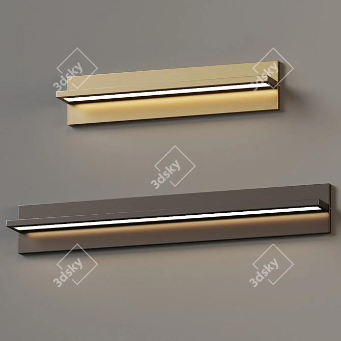 Che LED Wall Sconce: Minimalist Illumination 3D model image 2