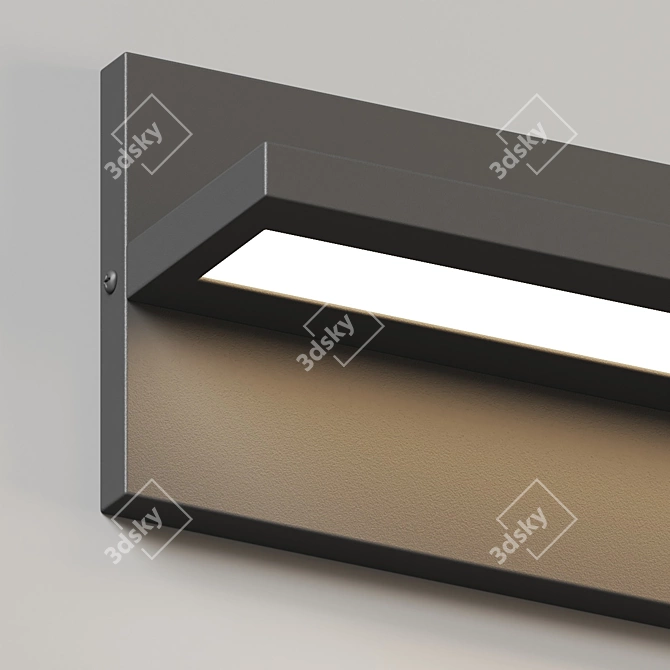 Che LED Wall Sconce: Minimalist Illumination 3D model image 3