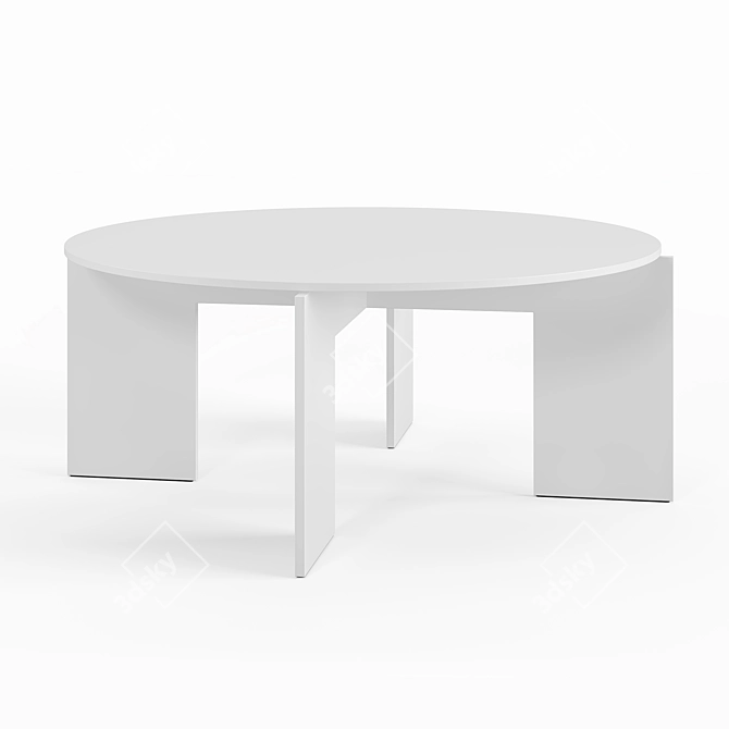 Sleek Piana Tables Set: Modern Elegance! 3D model image 2