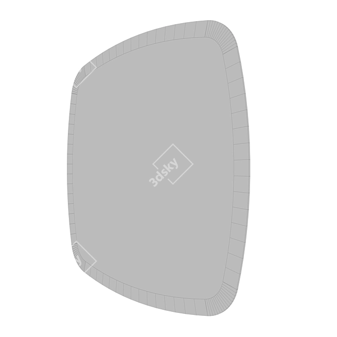 Title: Sleek Backlit Soars Mirror 3D model image 3