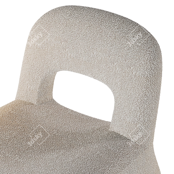 Elegant Josephine Armchair: Luxurious Comfort 3D model image 3