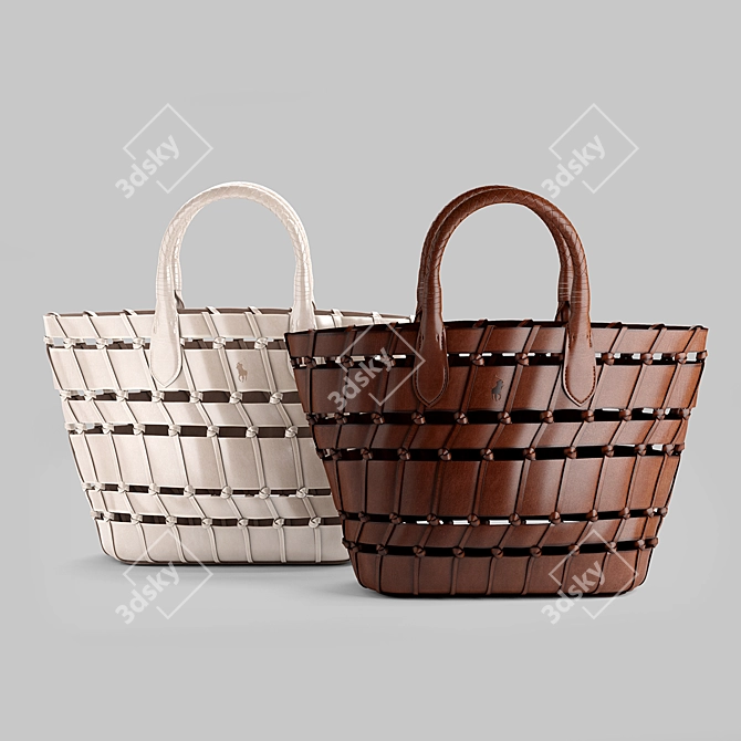 Luxury RL Bag - Timeless Elegance 3D model image 2