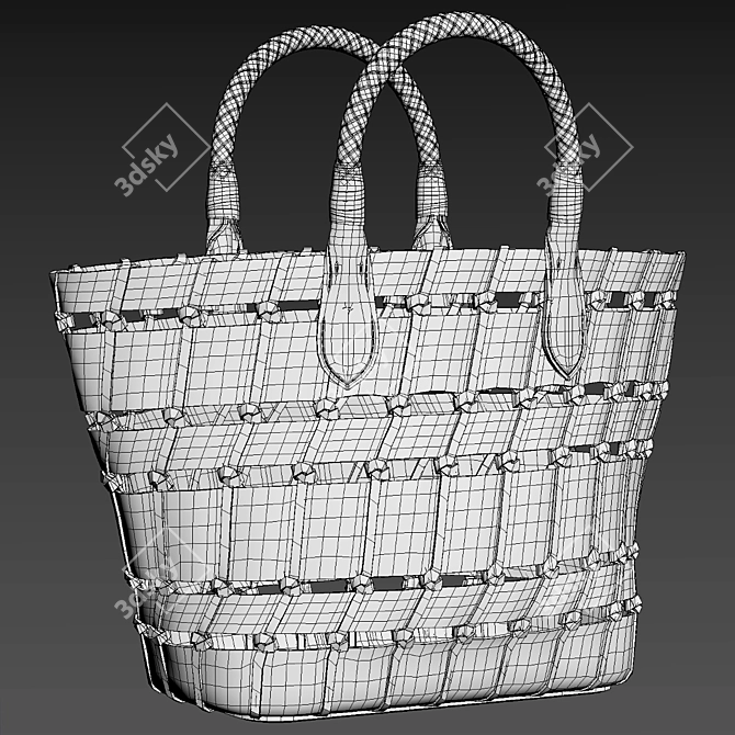 Luxury RL Bag - Timeless Elegance 3D model image 5