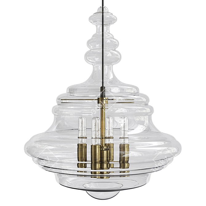 Elegant Washington Pendant Light 3D model image 1