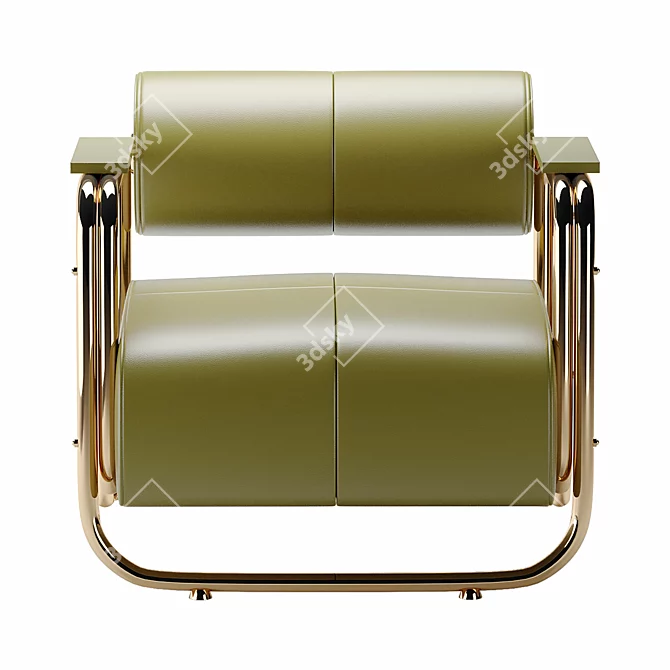 Cozy Holden Armchair with Mezzo Collection 3D model image 3