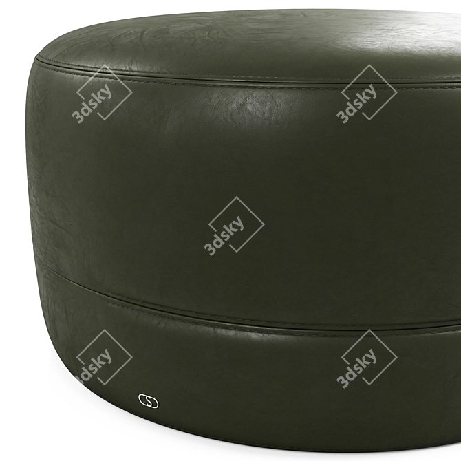 Luxury Leather Pouf: DS-760 3D model image 3