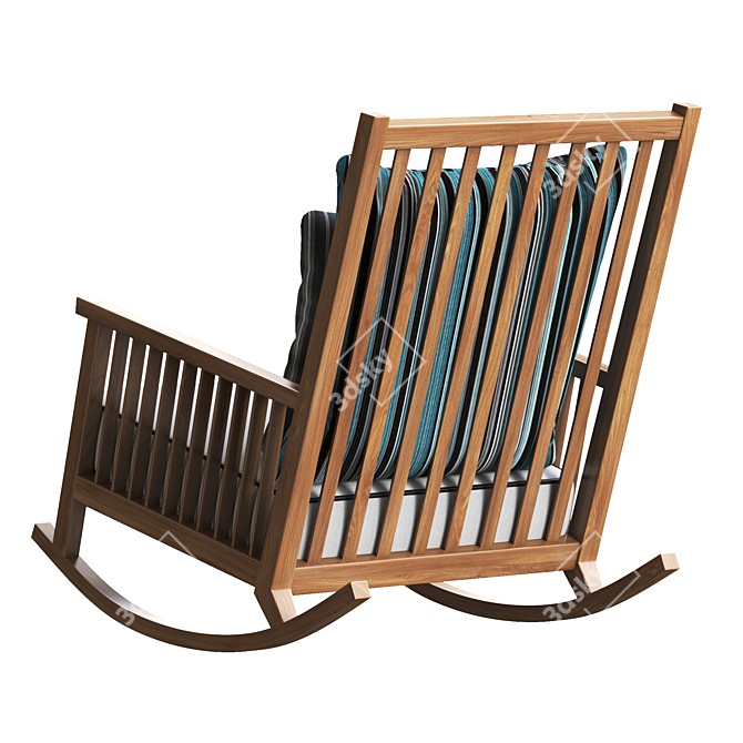 Modern Rocking Chair: Gervasoni InOut 3D model image 4
