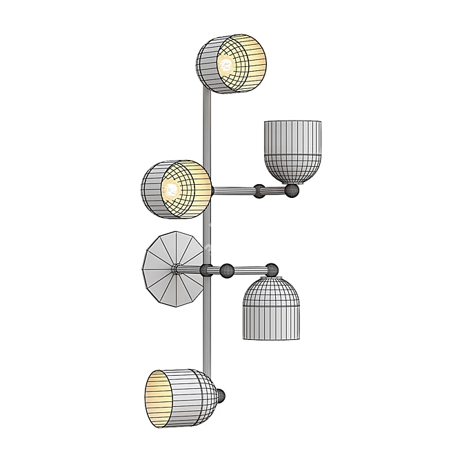 Modern Master Sconce: 2013 Version 3D model image 2