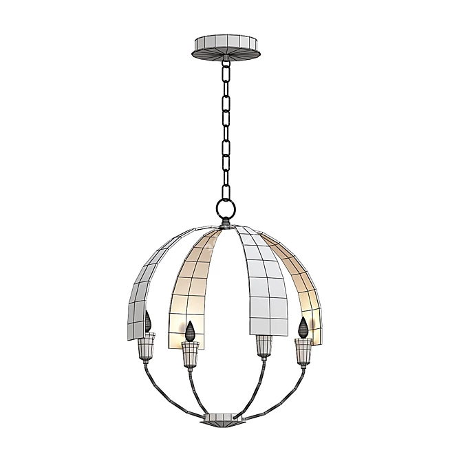 Cirque 2013: V-Ray Render Chandelier 3D model image 2