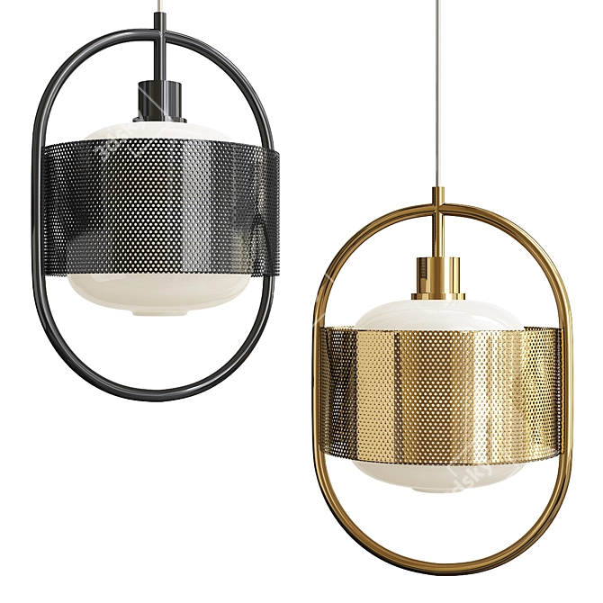 Sleek Mossen Design Lamps 3D model image 1