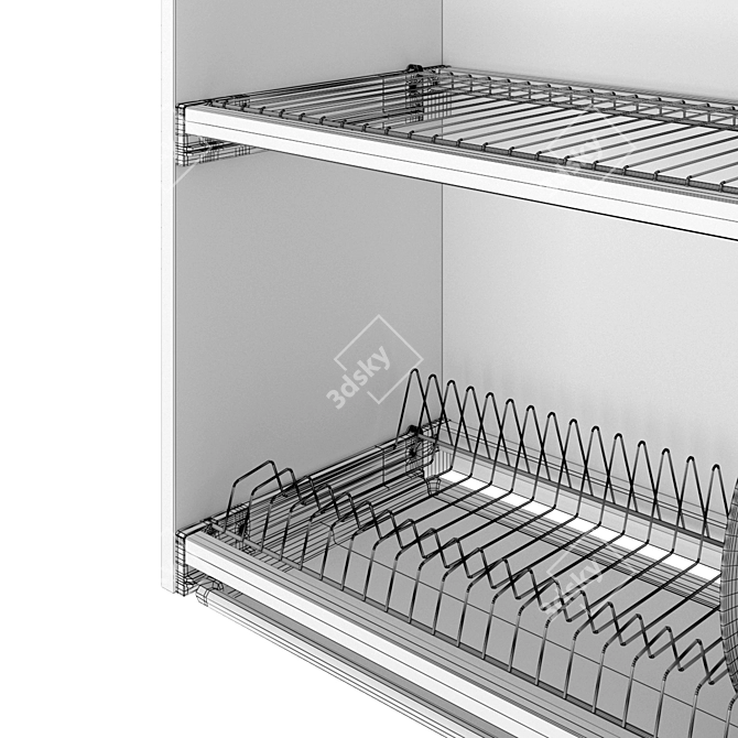 BLUM AVENTOS HS Dish Drying Rack 3D model image 5