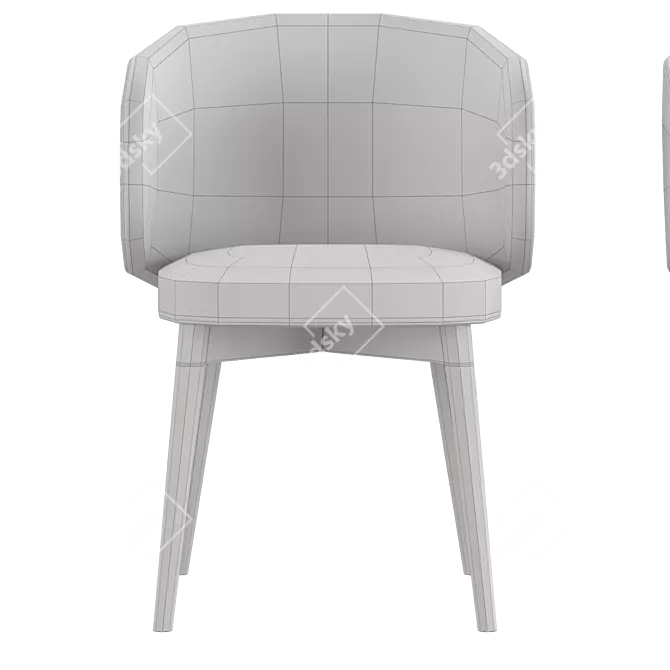 Modern Connubia Tuka Armchair 3D model image 5