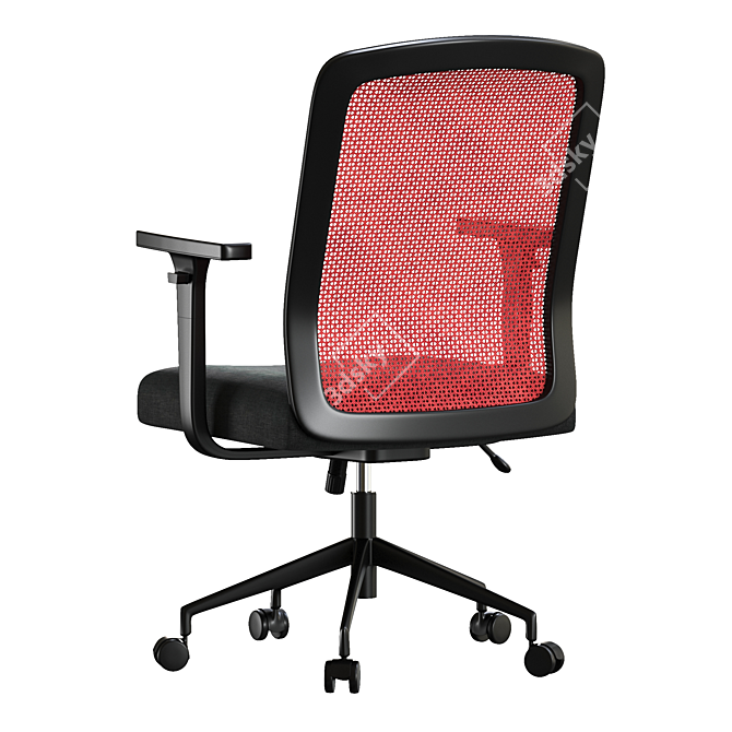 MeshGene Chair: Modern Ergonomic Design 3D model image 5