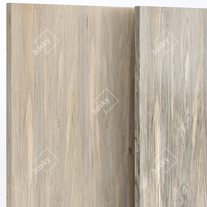 Wood 18: 3 Material Textures 3D model image 2