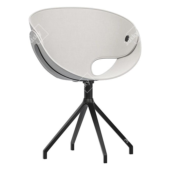 Modern and Versatile: TONON Swivel Chair 3D model image 1