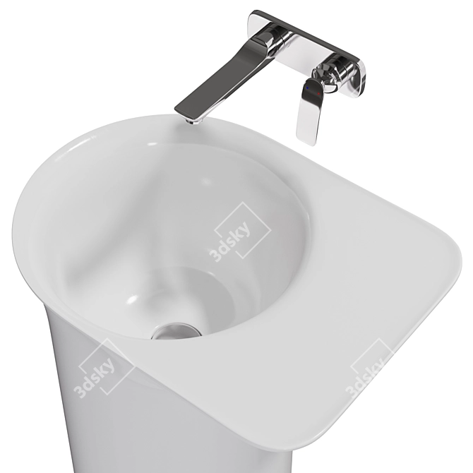 RAK VALET Freestanding Washbasin 3D model image 5