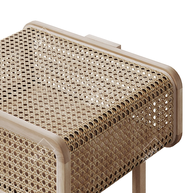 Simply Chic Bedside Table 3D model image 4
