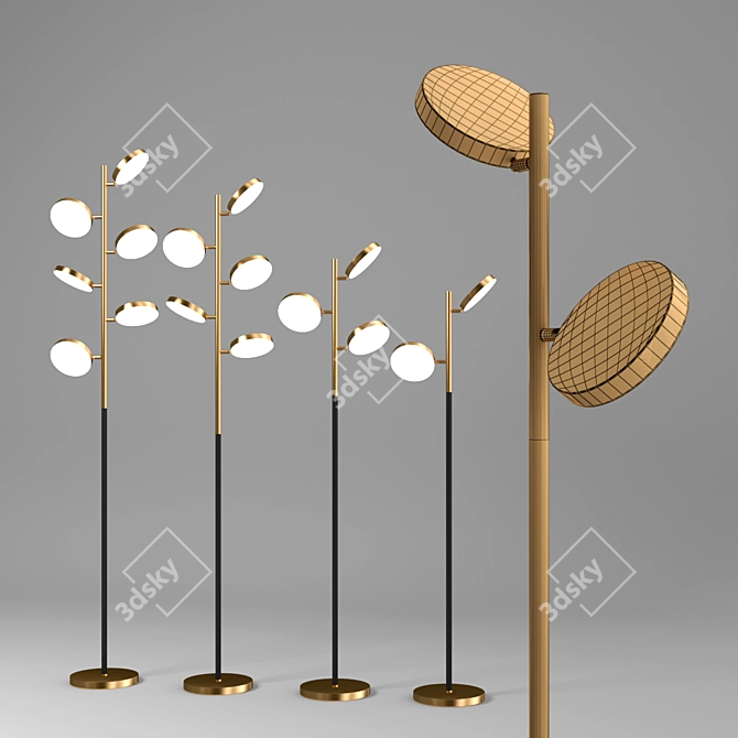 Modern MOLFRID Design Lamps 3D model image 2