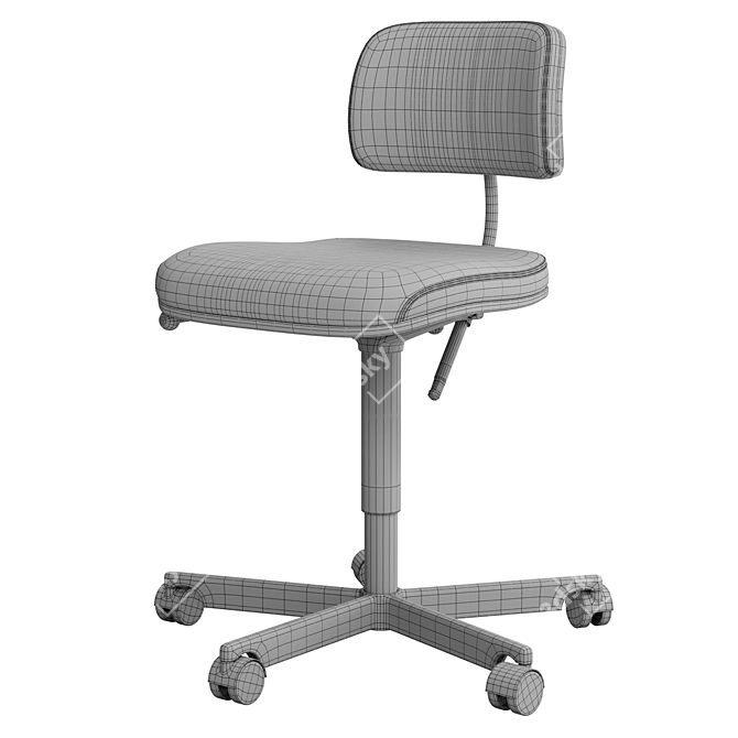 Engelbrechts Kevi 2534U: Elegant Swivel Chair 3D model image 7