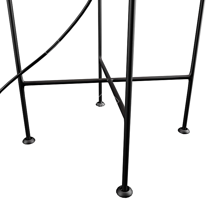 Dutch Bone Floor Lamp - Elegant Lighting 3D model image 4