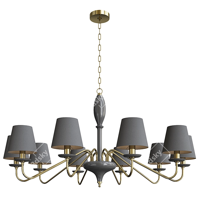 Divina Lorenzon Pendant Light 3D model image 1