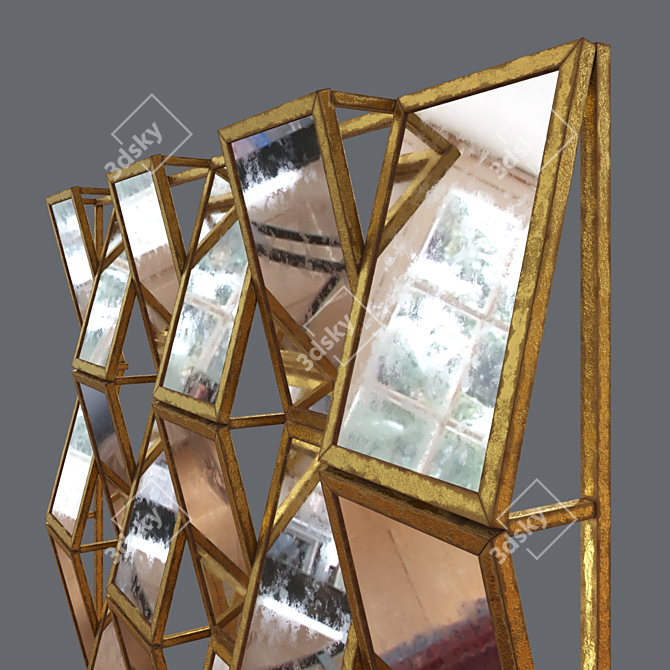 Sleek Miroir: Modern Reflection 3D model image 3