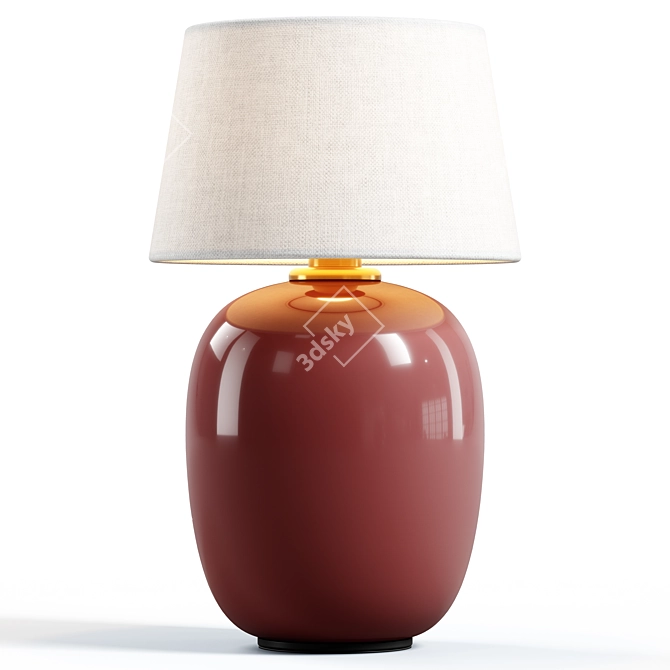 Portable Torso Table Lamp - Menu Space 3D model image 1