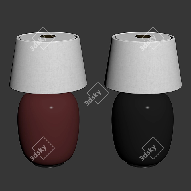Portable Torso Table Lamp - Menu Space 3D model image 4