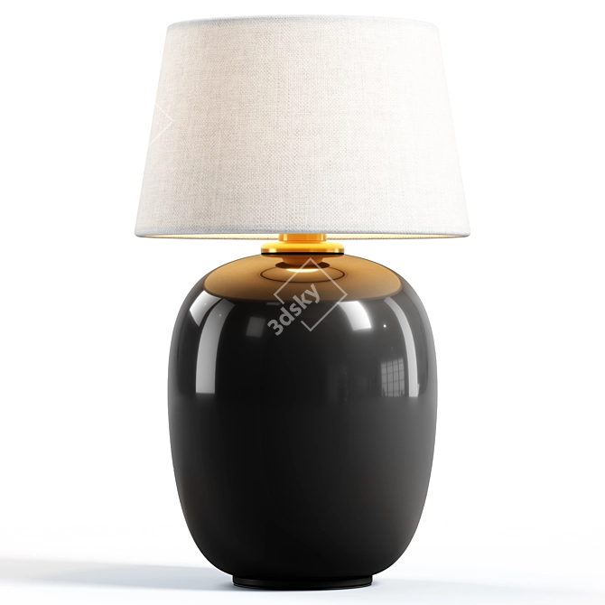 Portable Torso Table Lamp - Menu Space 3D model image 5