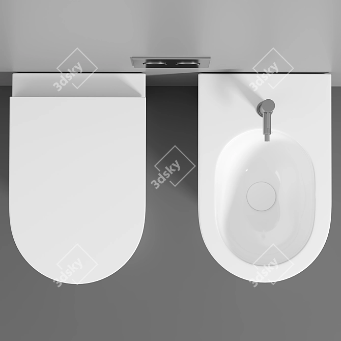 Roca Nexo Bidet - Modern & Stylish 3D model image 2