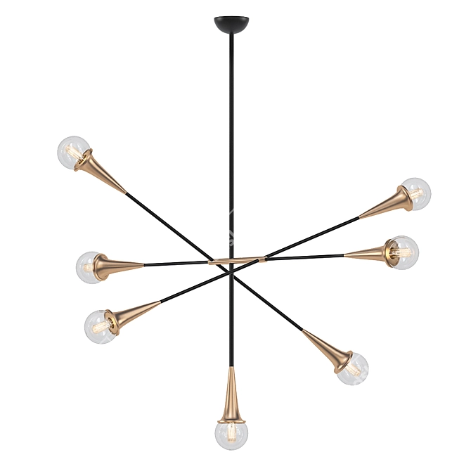 Elegant Pendant Lighting: HGRA493 3D model image 1