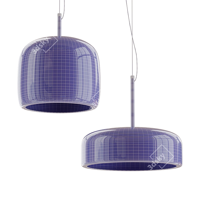 Dauphin Pendant Light 3D model image 2