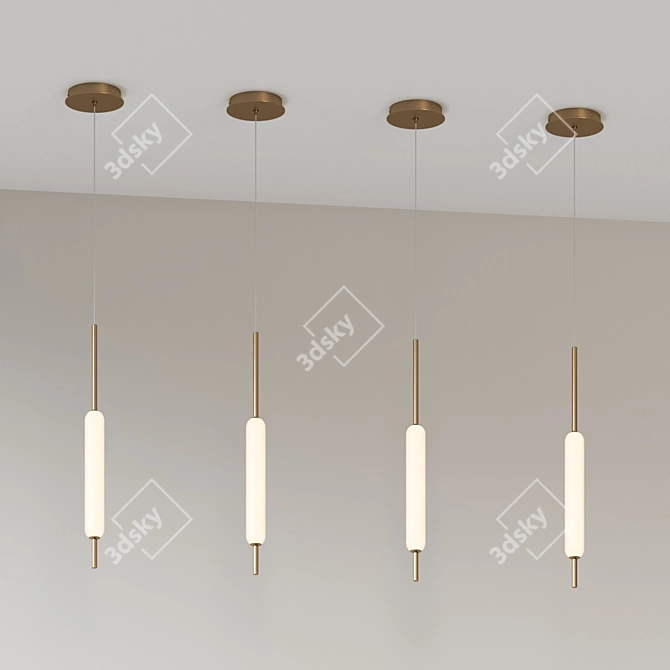 Modern Cumberland LED Mini Pendant by Eurofase 3D model image 2