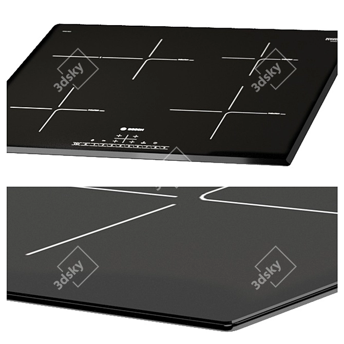 Bosch Induction Hobs Set 3D model image 3