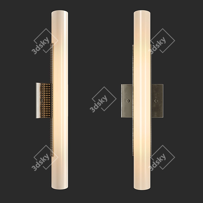 Sleek Precision Bath Light 3D model image 1