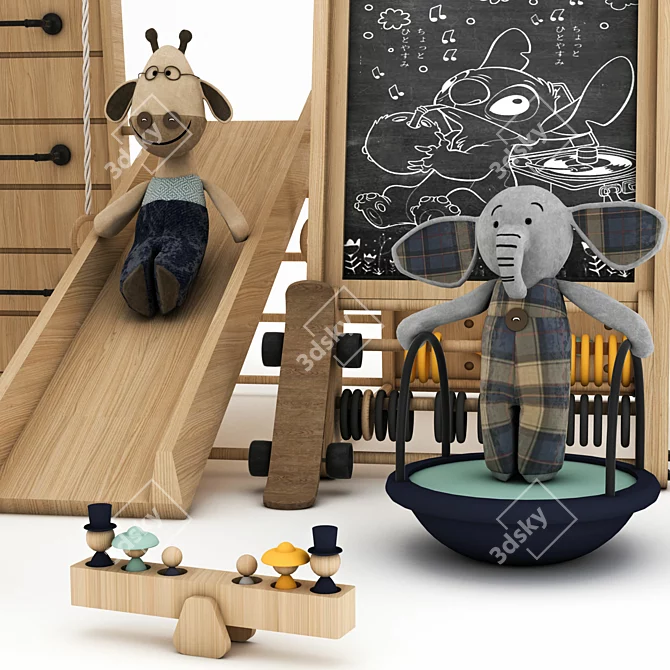 Playful Home - Toy & Furniture Set 3D model image 2