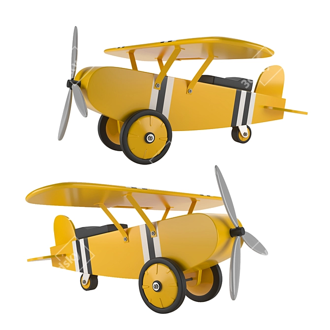 Sky Rider: Kids Airplane Toy 3D model image 1