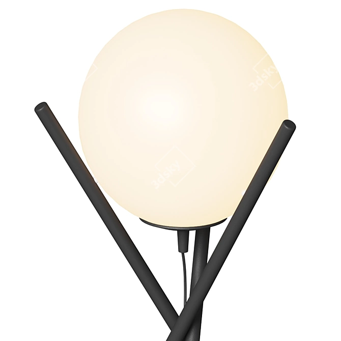 Sculptural Beauty: Giana Table Lamp 3D model image 2