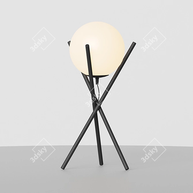 Sculptural Beauty: Giana Table Lamp 3D model image 3