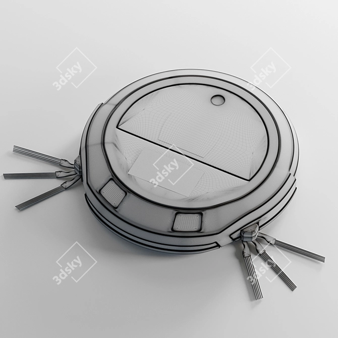 Smart Miele Robot Vacuum 3D model image 3